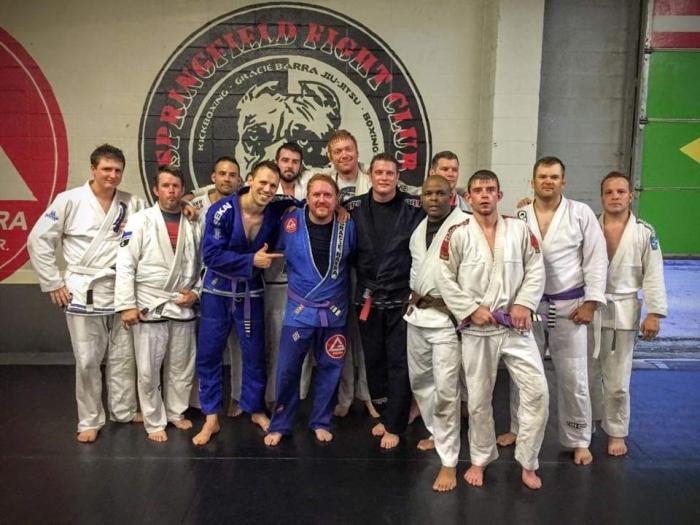 With the Springfield Fight Club crew after promotion to Brown belt in 2015