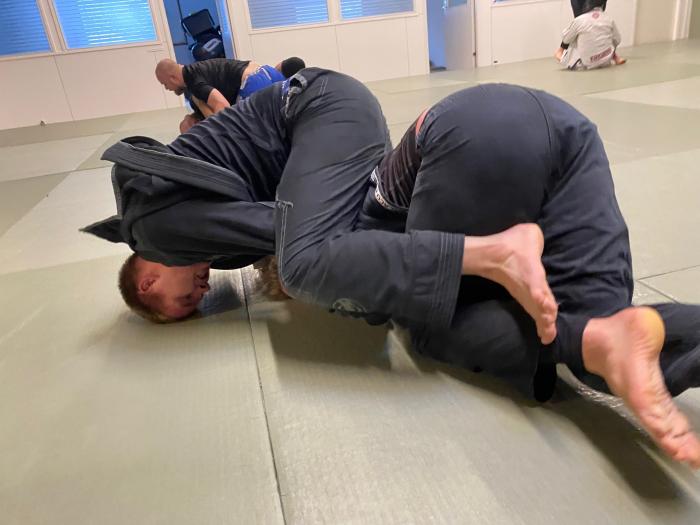 Sparring with Jari