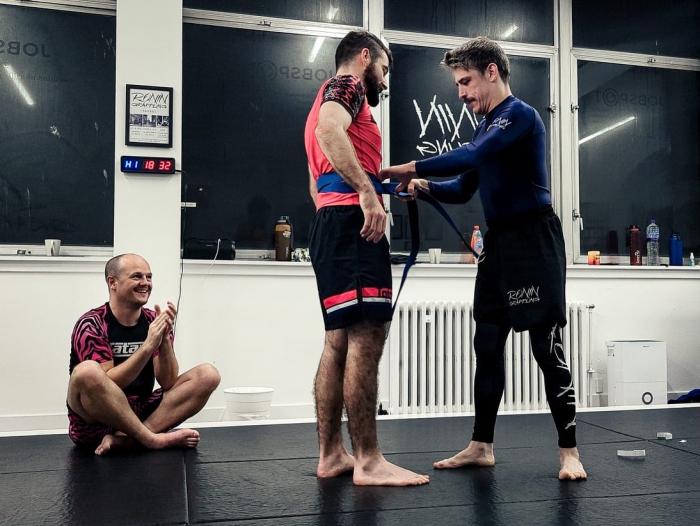 Blue belt · November 18, 2022 · Promoted by Giles Garcia