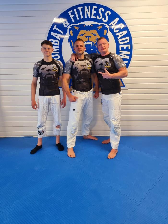 With my son & Dennis Kollof.