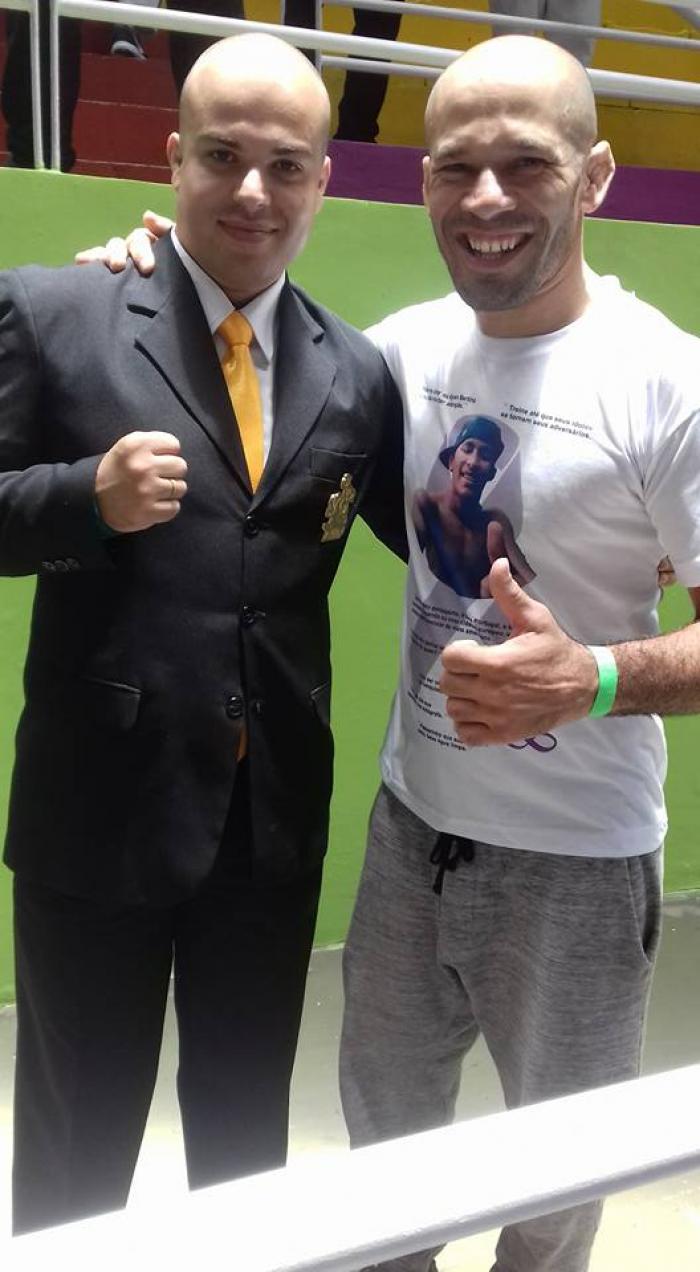 Me and master Cicero Costha in a IBJJF championship