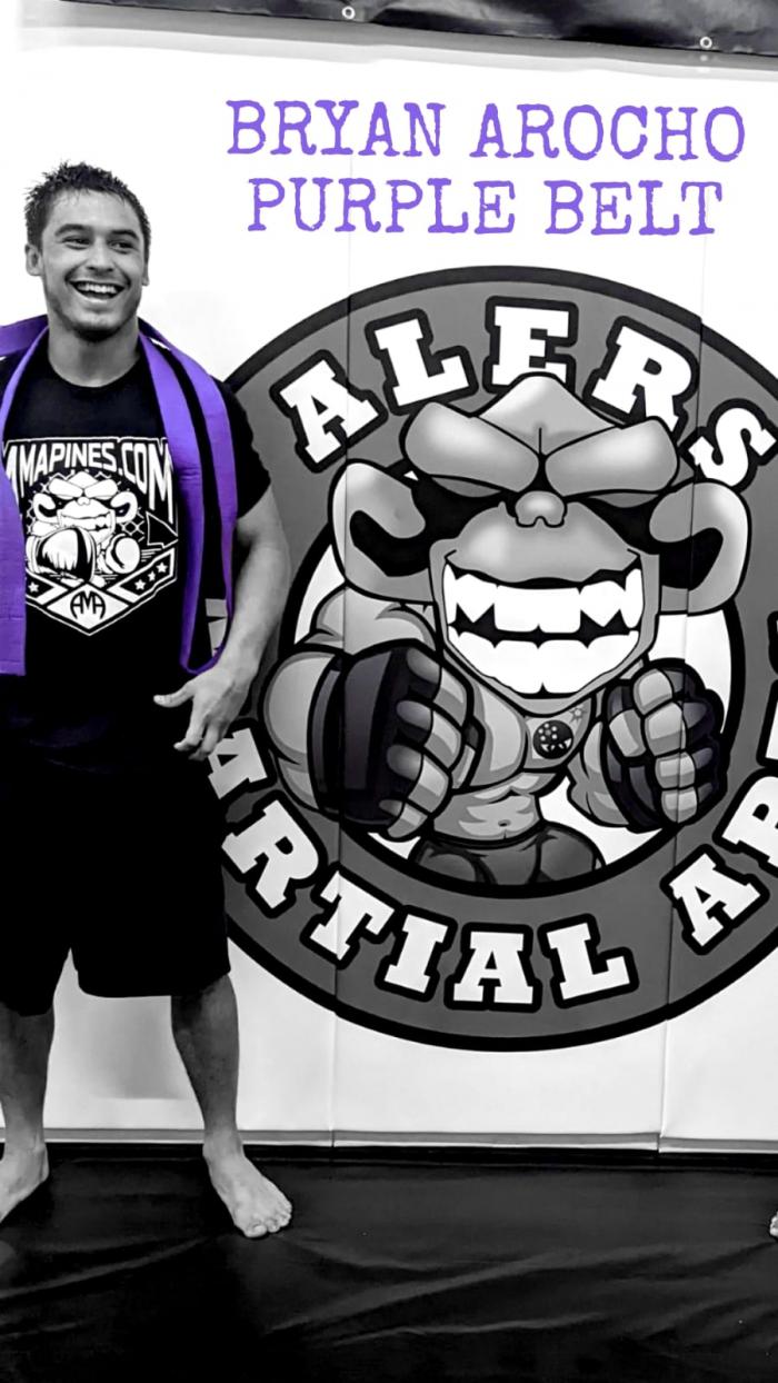 Purple belt · November 24, 2022 · Promoted by Jim Alers