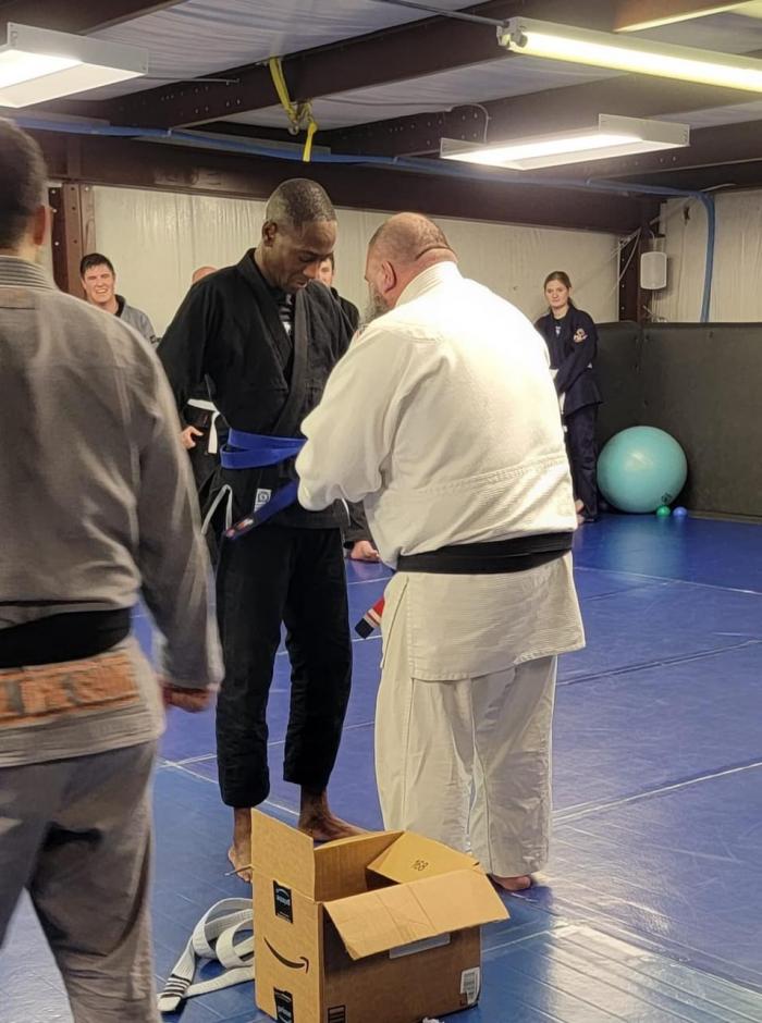 Blue belt · December 17, 2022 · Promoted by Professor Chris Popdan