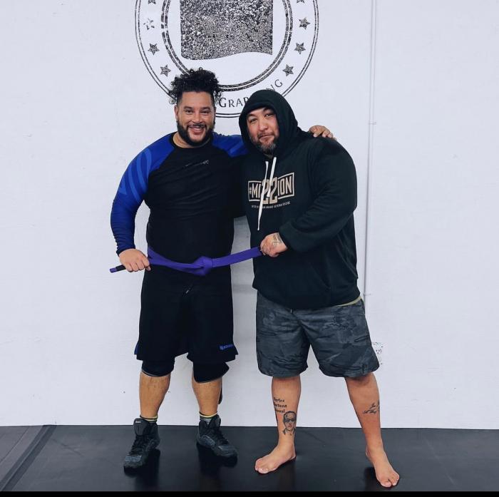 Purple belt · November 8, 2021 · Promoted by Gilbert Olivas