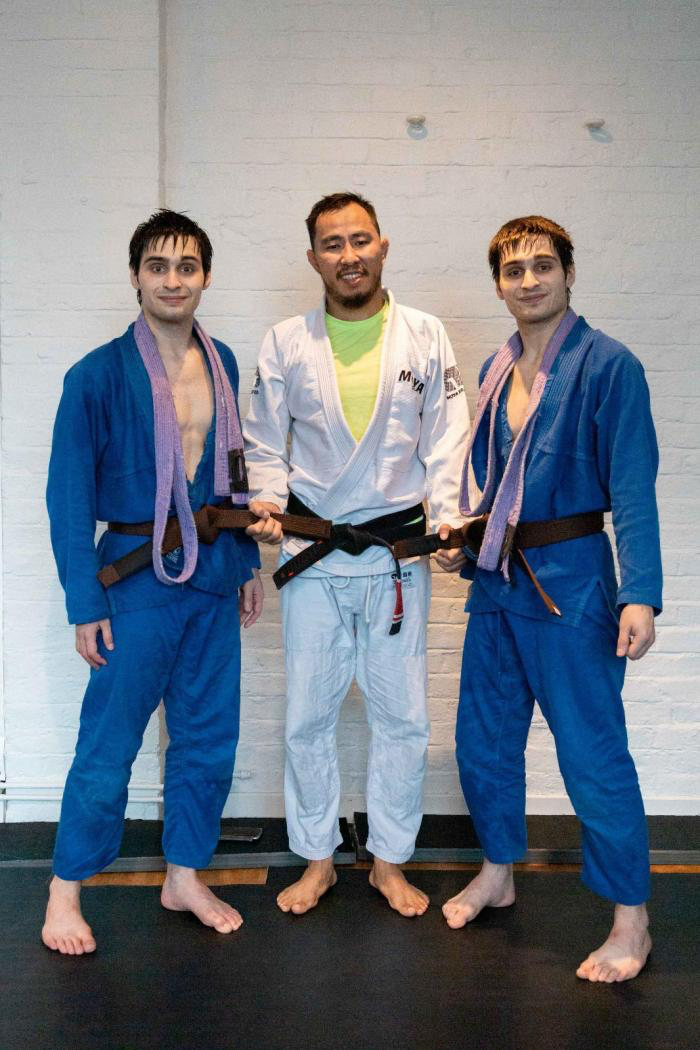 Brown Belt promoted by my Professor Mike Uka Parry GFTeam