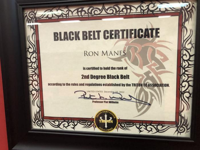 Black belt 2nd degree · December 10, 2022 · Promoted by Piet Wilhelm