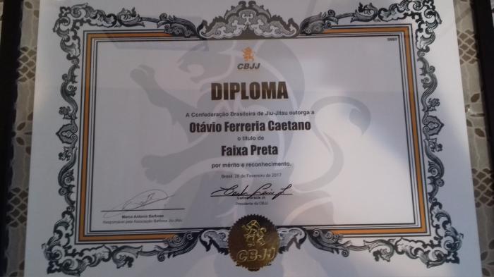 Black belt · December 2, 2016 · Promoted by Marco Antonio Barbosa