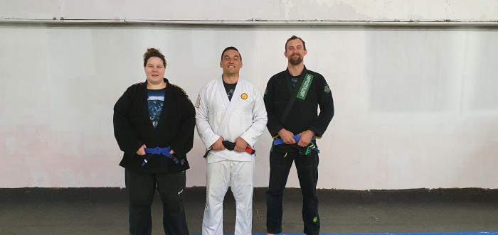 Blue belt · October 10, 2020 · Promoted by Jaron Vince