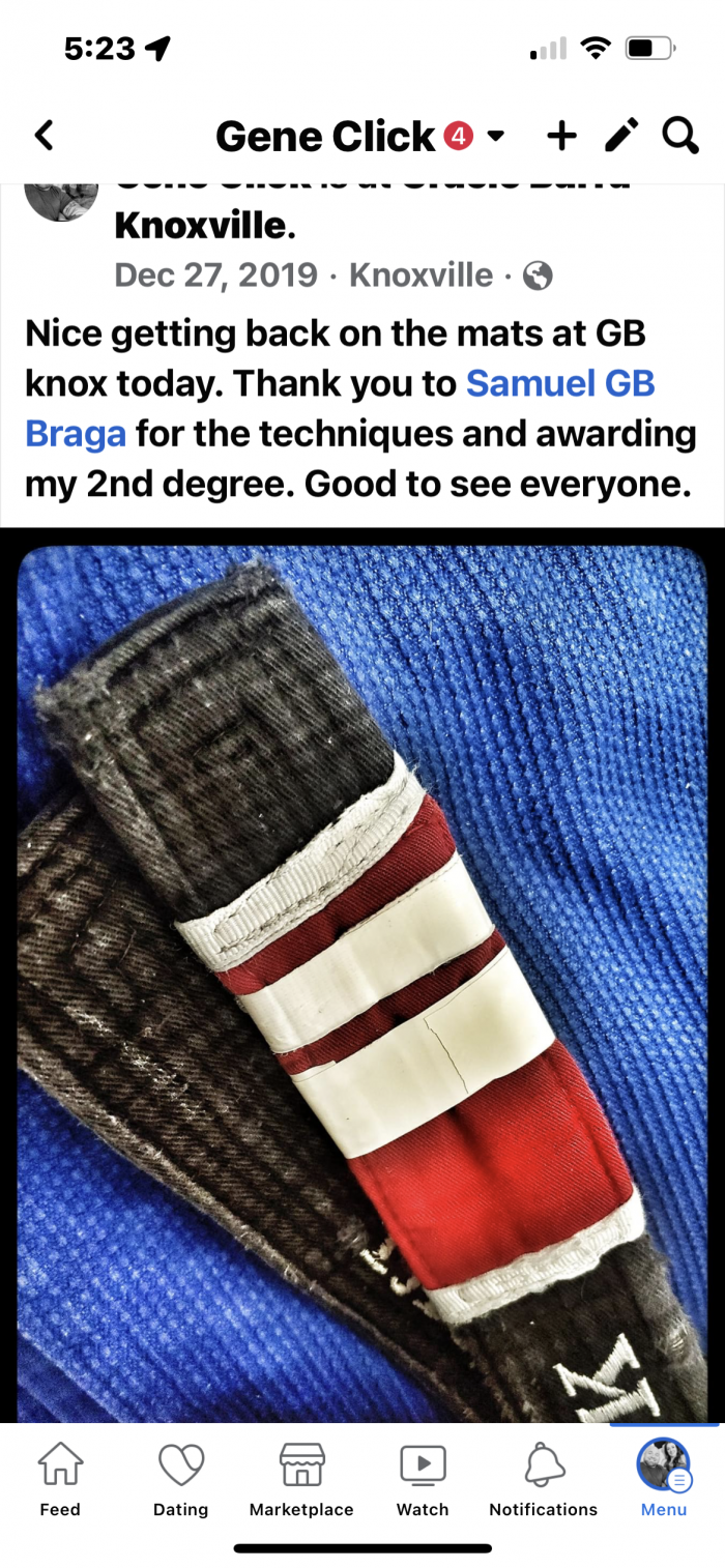 Black belt 2nd degree · December 3, 2020 · Promoted by Samuel Braga