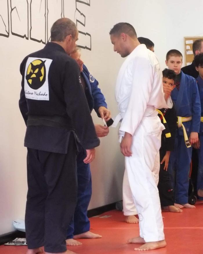 First stripe at Top Game BJJ in Richmond, VA.