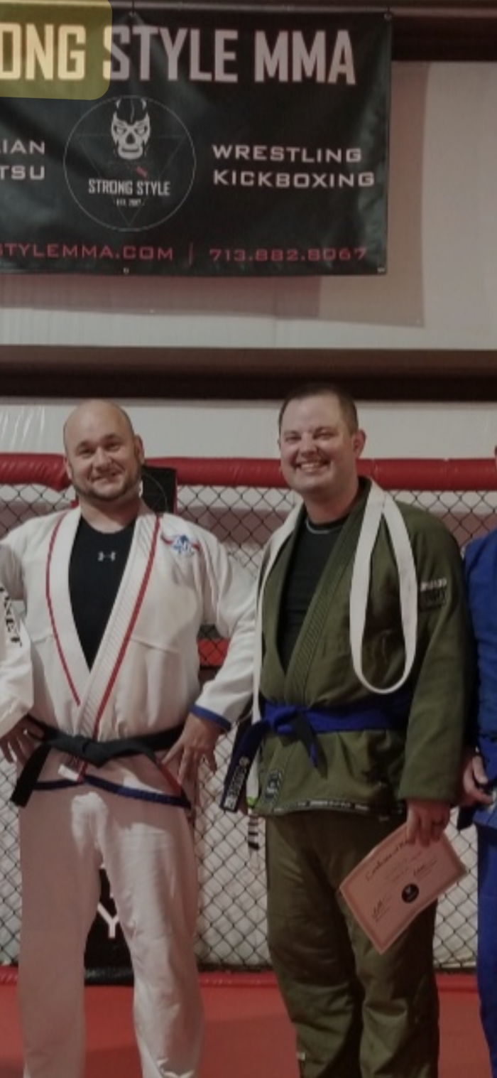Blue belt · July 13, 2021 · Promoted by Richard Burmaster