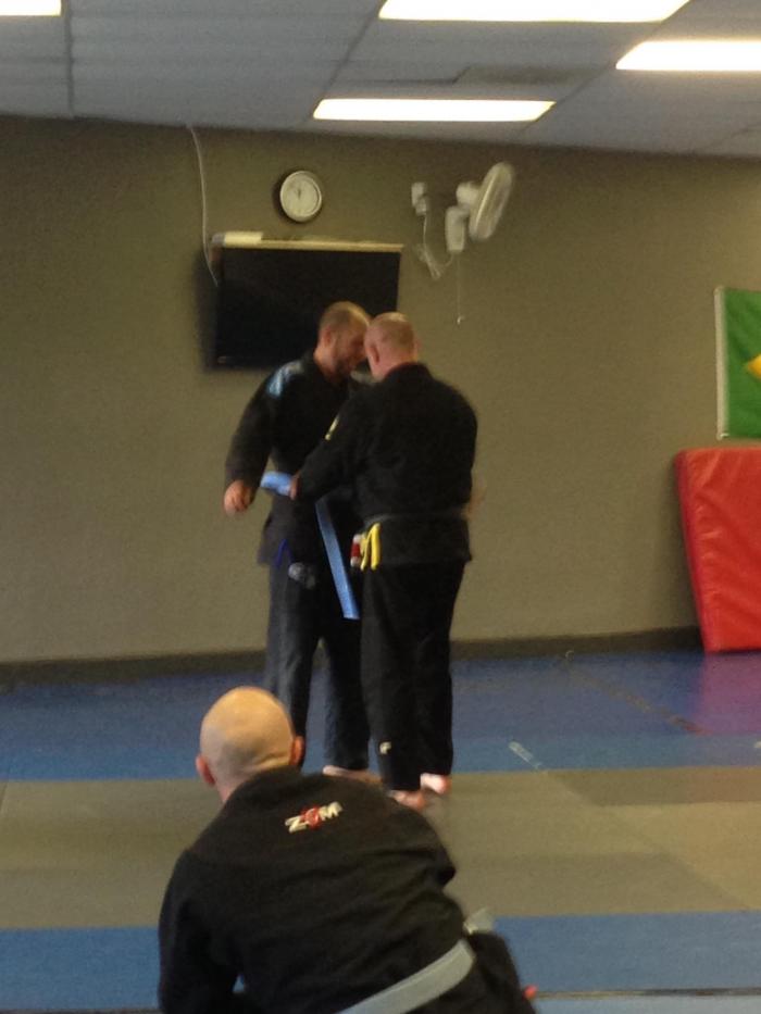 Blue belt · June 18, 2015 · Promoted by Michael Geery