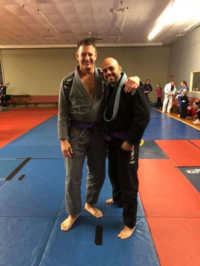 Purple belt · December 31, 2017 · Promoted by Michael Geery