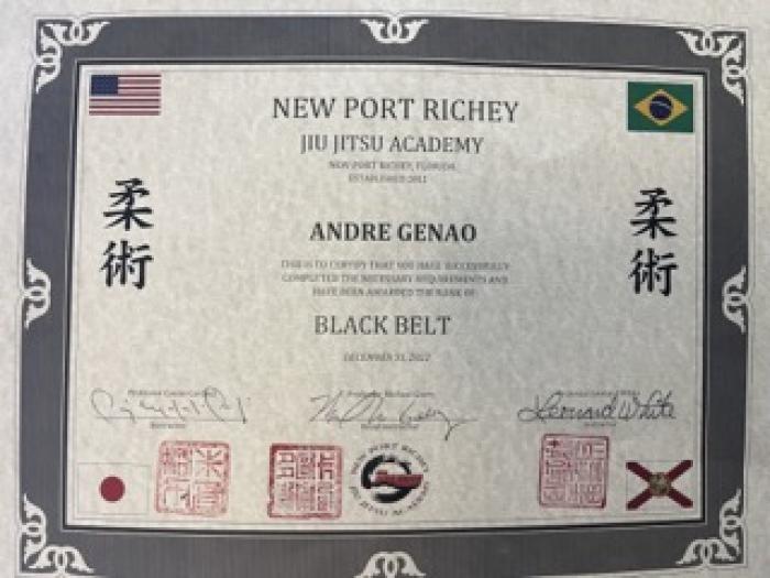 Black belt · December 31, 2022 · Promoted by Michael Geery