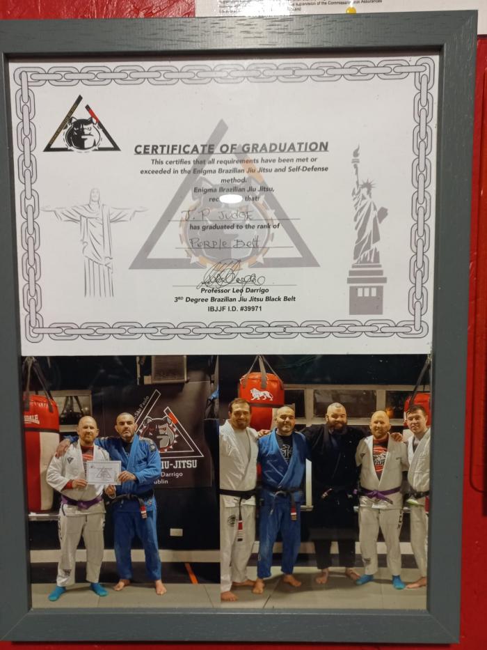 Purple belt · December 17, 2021 · Promoted by Leo Darrigo