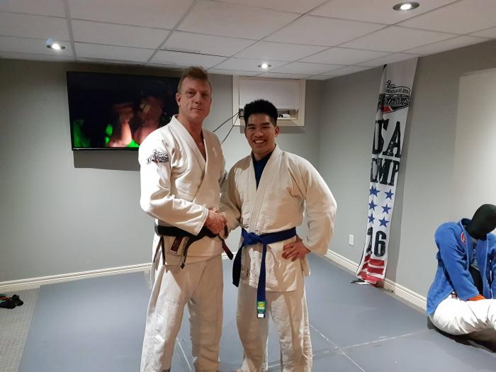 Blue belt · September 6, 2020 · Promoted by Graham Bettes