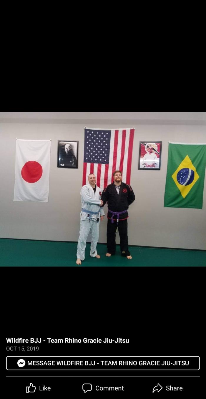 Blue belt · December 16, 2017 · Promoted by Keith Owen