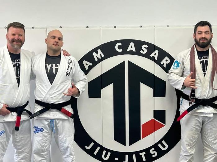 Newest black belts at the gym