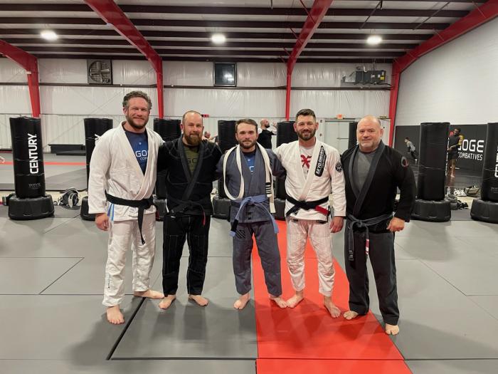 Blue belt · January 17, 2023 · Promoted by Agoge Combatives