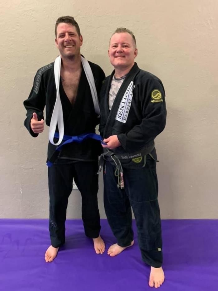 Blue belt · June 2, 2021 · Promoted by Todd Lawrence