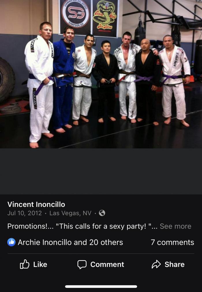 Purple belt · July 10, 2012 · Promoted by Simpson Go