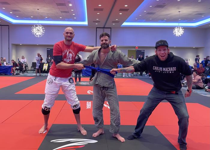 Blue belt · February 12, 2022 · Promoted by Greg Hamilton