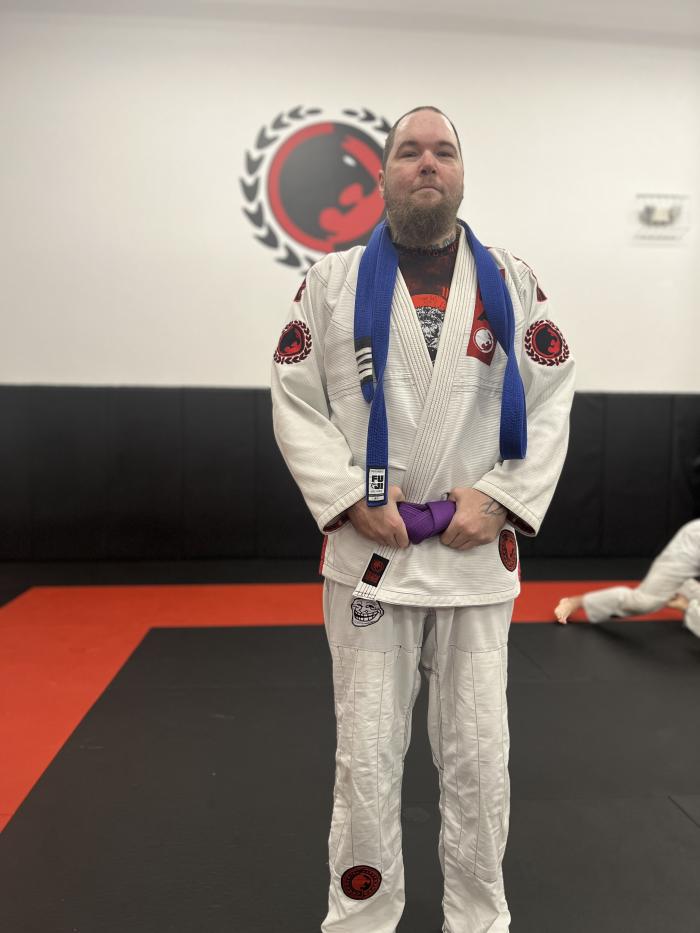 Purple belt · January 18, 2023 · Promoted by Derek Richardson