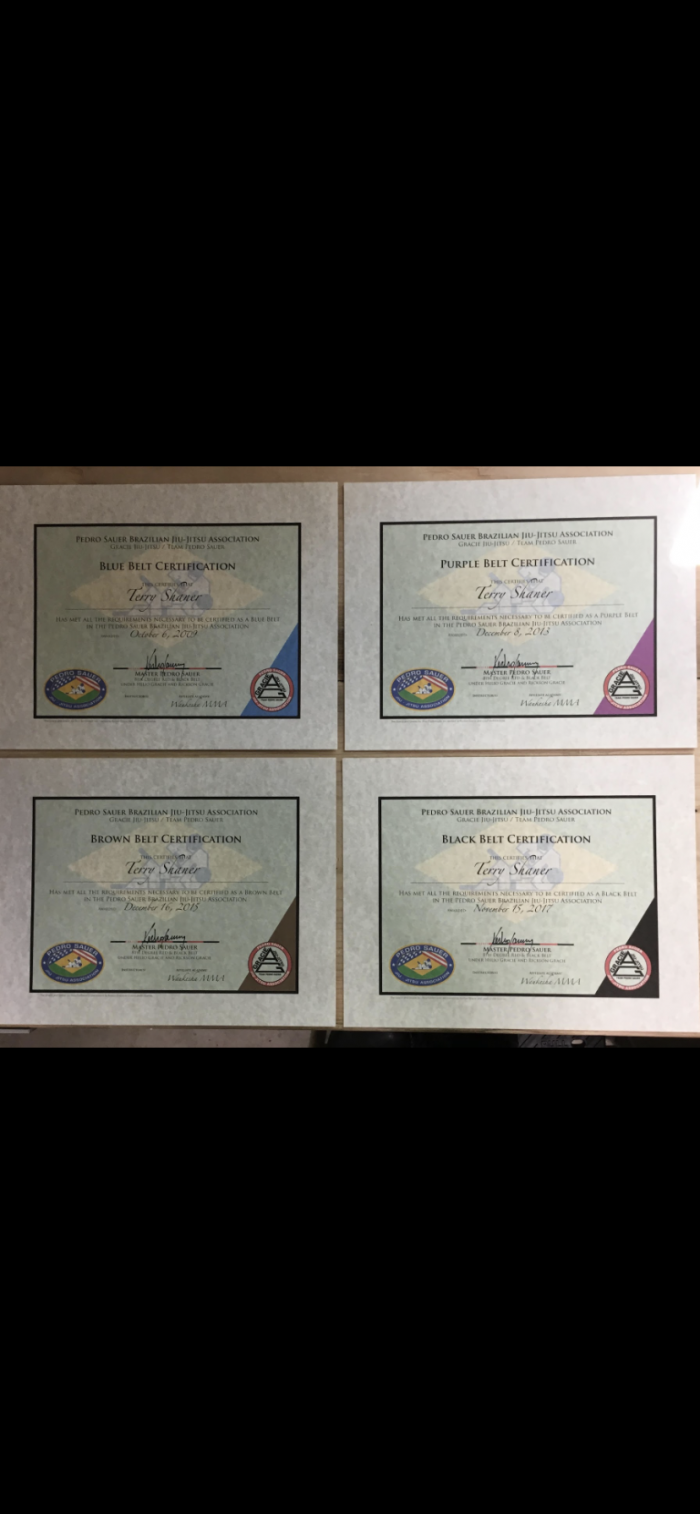 Brown belt · December 16, 2015 · Promoted by Dr.Tim Westlake