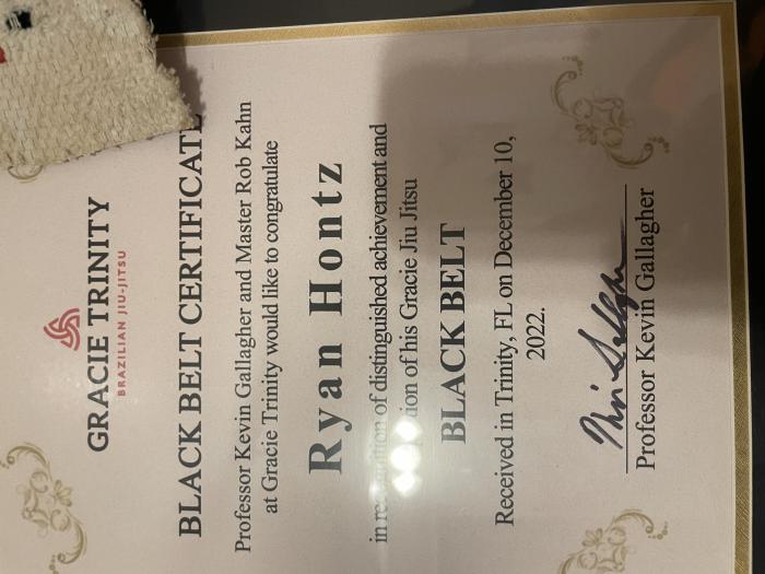 Black belt · December 10, 2022 · Promoted by Kevin Gallagher