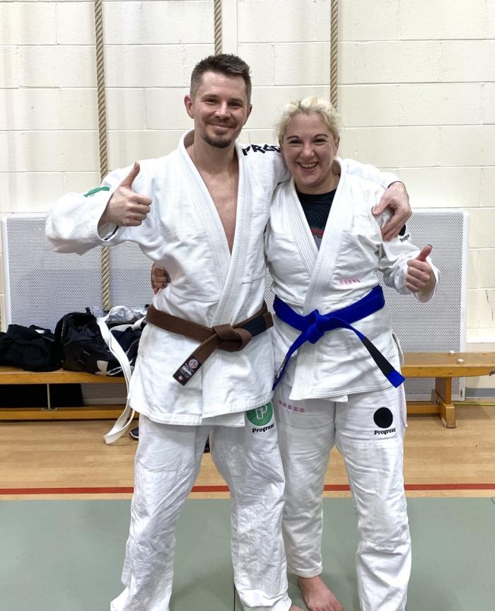Blue belt · January 20, 2023 · Promoted by Adam Sparrow