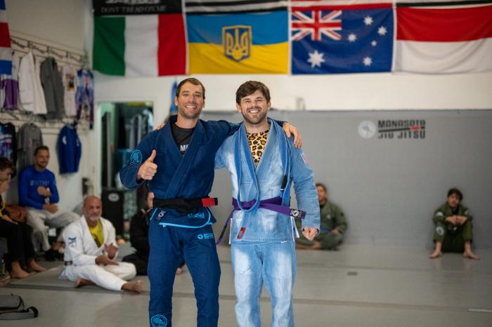 Purple belt · January 21, 2023 · Promoted by Clayton Lyon