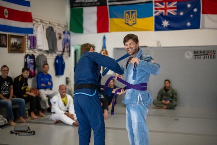 Purple belt · January 21, 2023 · Promoted by Clayton Lyon
