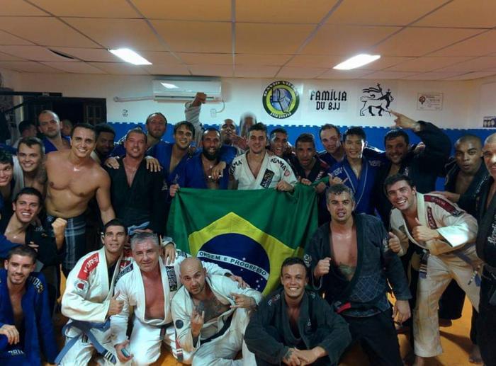 Training camp at the academy of my professor david vieira da silva in rio 2014