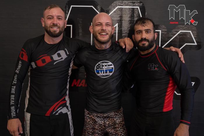 leg lock seminar at MKMA