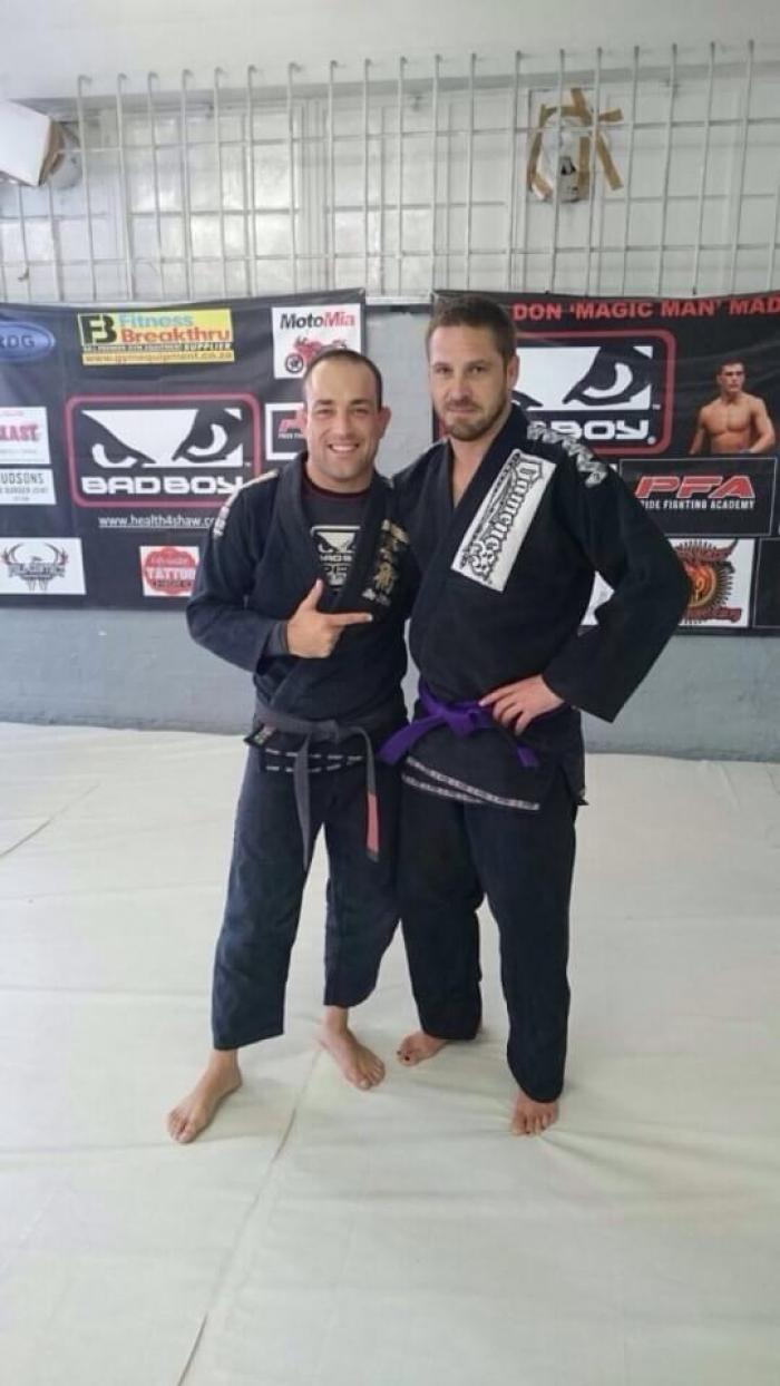 Purple belt · December 20, 2014 · Promoted by Brandon Hoffman (Sylvio Behring Black Belt)