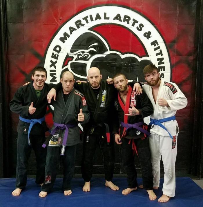 Blue belt · March 18, 2018 · Promoted by Mike Dauenhauer