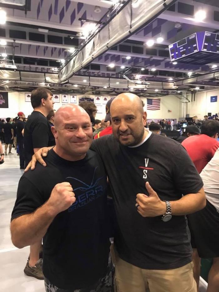 with Matt Serra