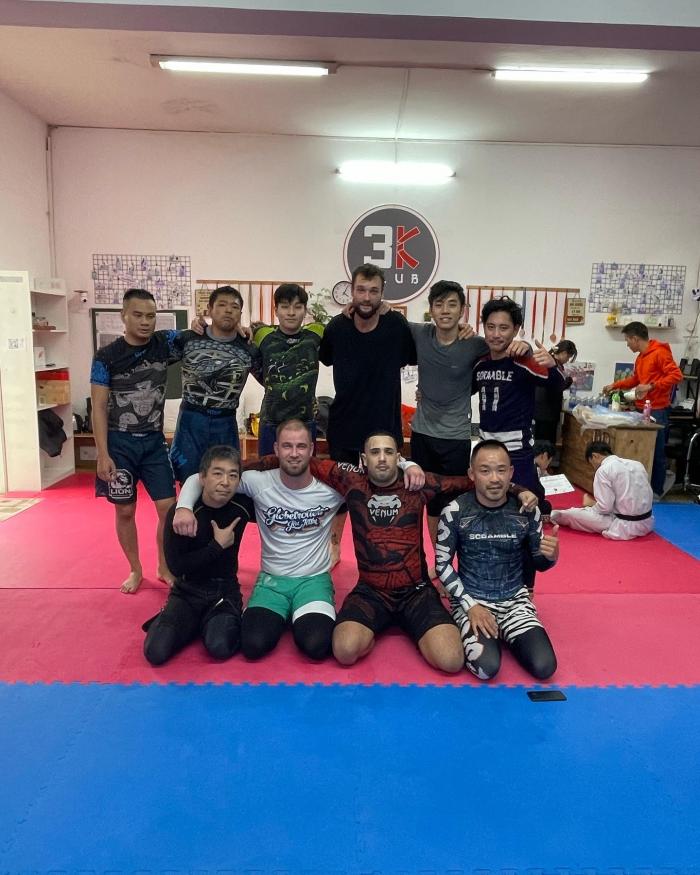 Training at Topbrother BJJ in Hanoi, Vietnam, January 2023