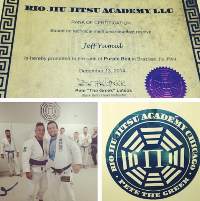 Purple belt · December 26, 2014 · Promoted by Pete the Greek letsos
