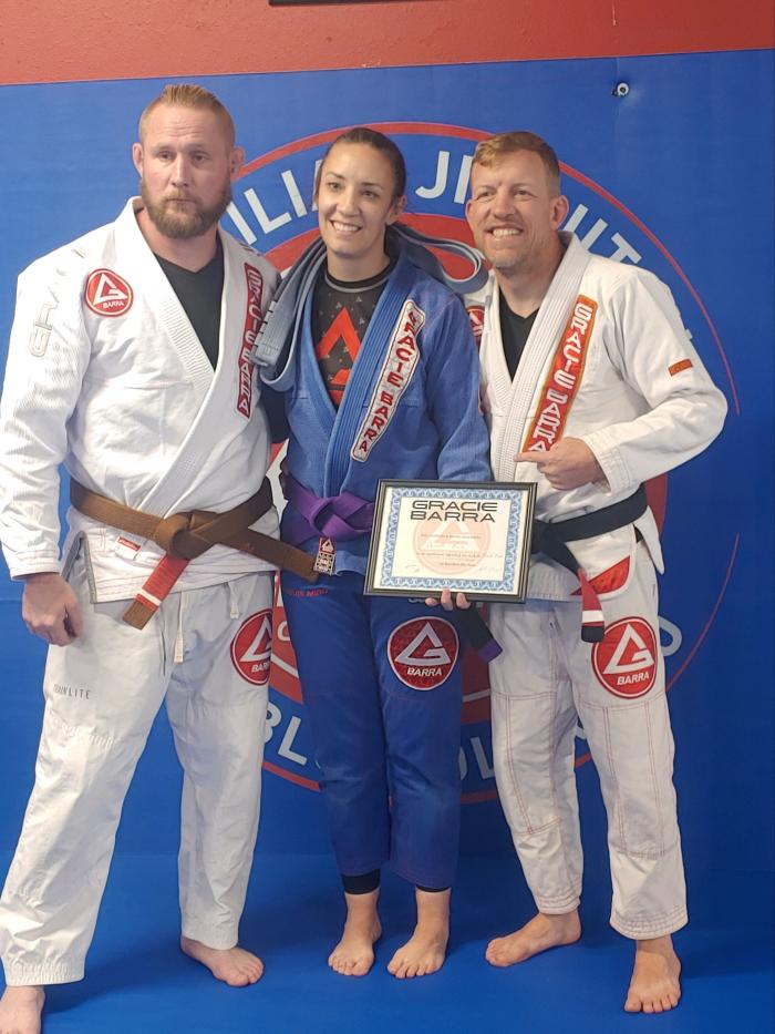 Purple belt · November 12, 2022 · Promoted by Jeremy Wynia