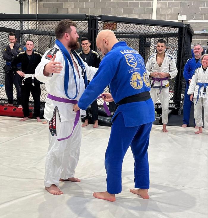 Purple belt · December 17, 2022 · Promoted by Colin Howells