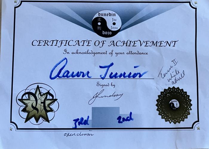 White belt · June 1, 2021