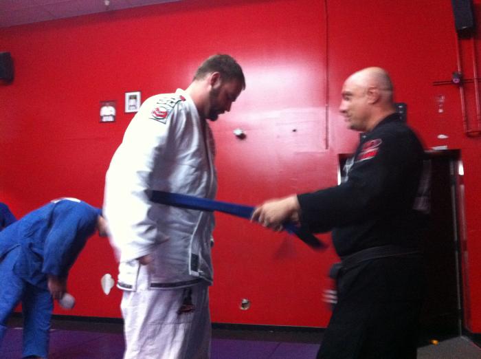 Blue belt · March 7, 2012 · Promoted by jorge Borras,