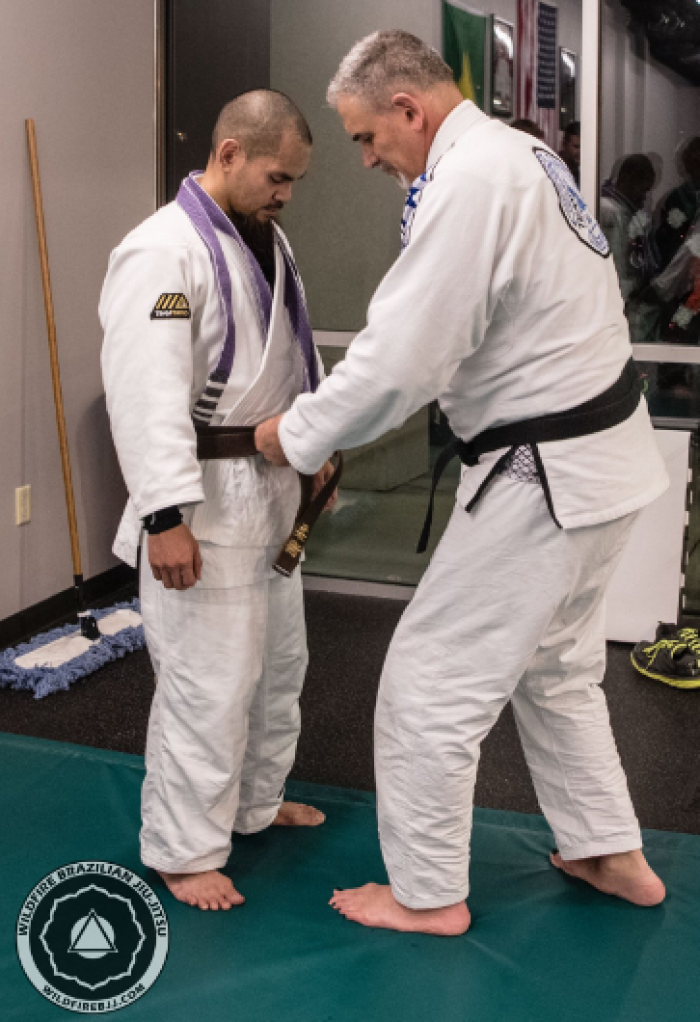 Brown belt · December 15, 2017 · Promoted by Keith Owen