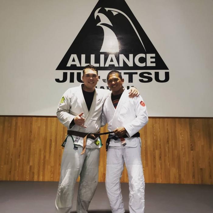 Brown belt · March 9, 2019 · Promoted by Rexie Barnum Alliance Hawaii, Oahu, HI