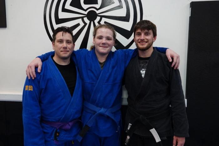Purple belt · January 26, 2023 · Promoted by Zach & Nate Adamson