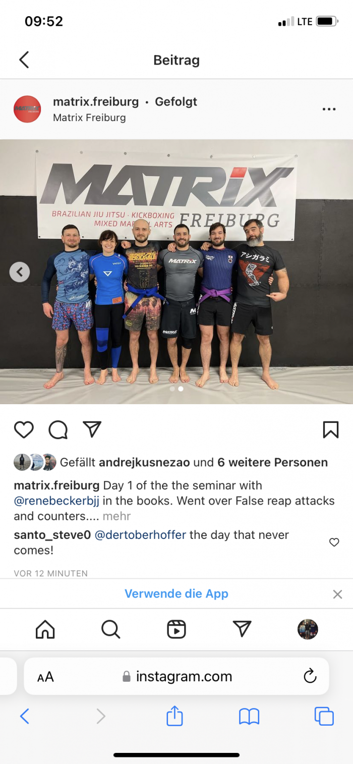 Purple belt · January 28, 2023 · Promoted by René Becker