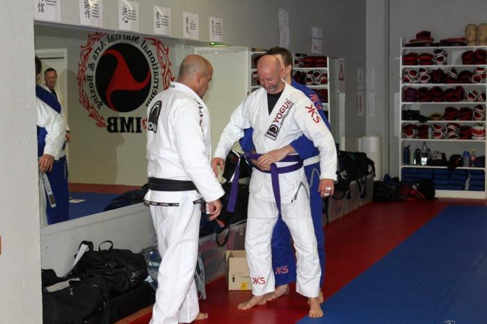 Purple belt promotion by Marcelo "Yogui" Santiago
