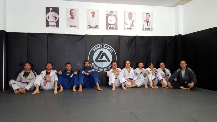 Training with friends at RGA