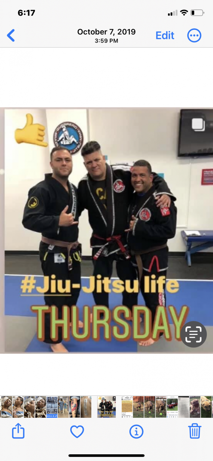 Brown belt · January 2, 2018 · Promoted by Johnny Guerrero